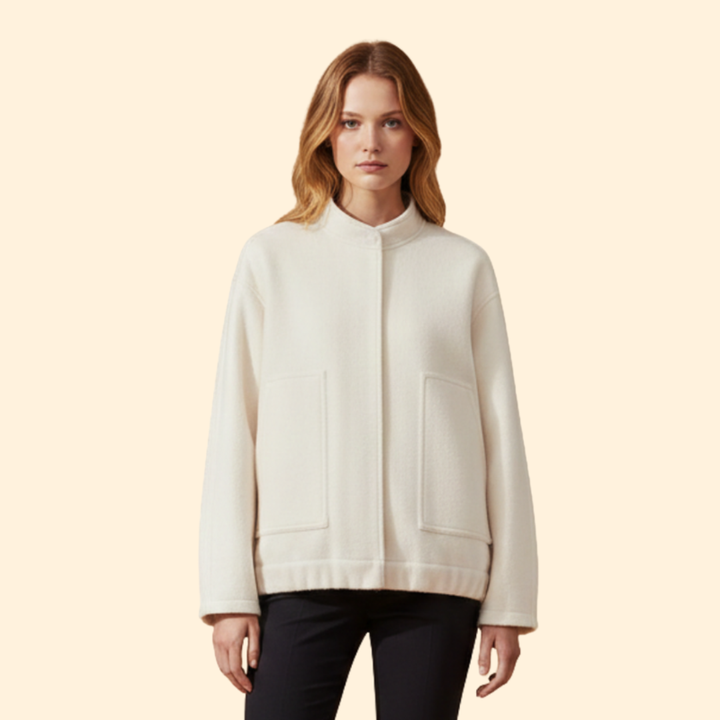 Women’s Jacket with Front Patch Pockets