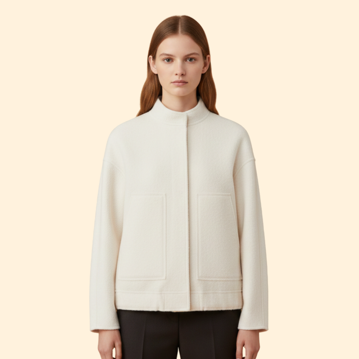 Women’s Jacket with Front Patch Pockets