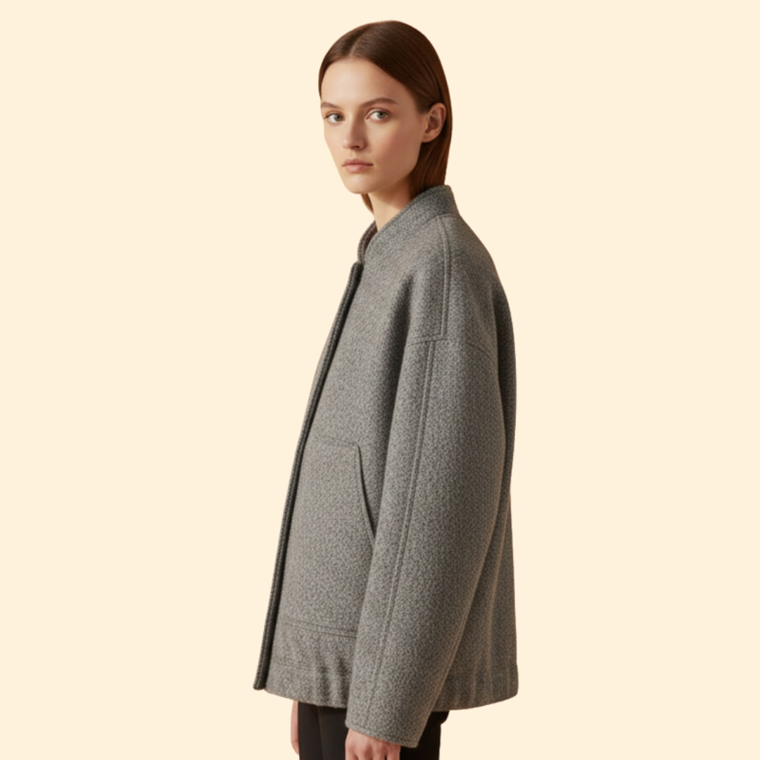 Women’s Jacket with Front Patch Pockets