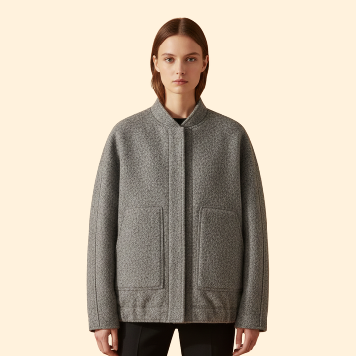 Women’s Jacket with Front Patch Pockets