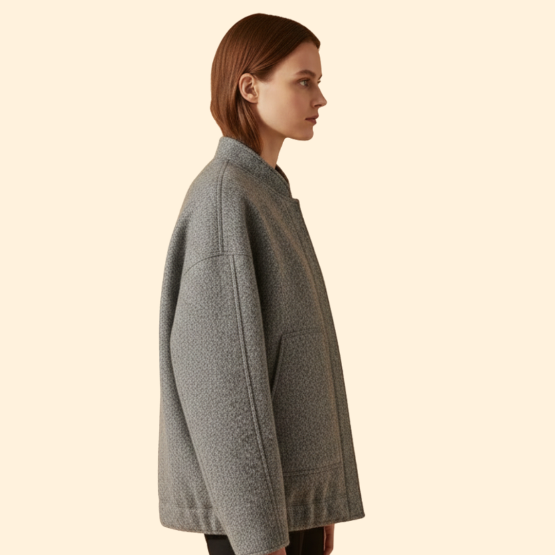 Women’s Jacket with Front Patch Pockets