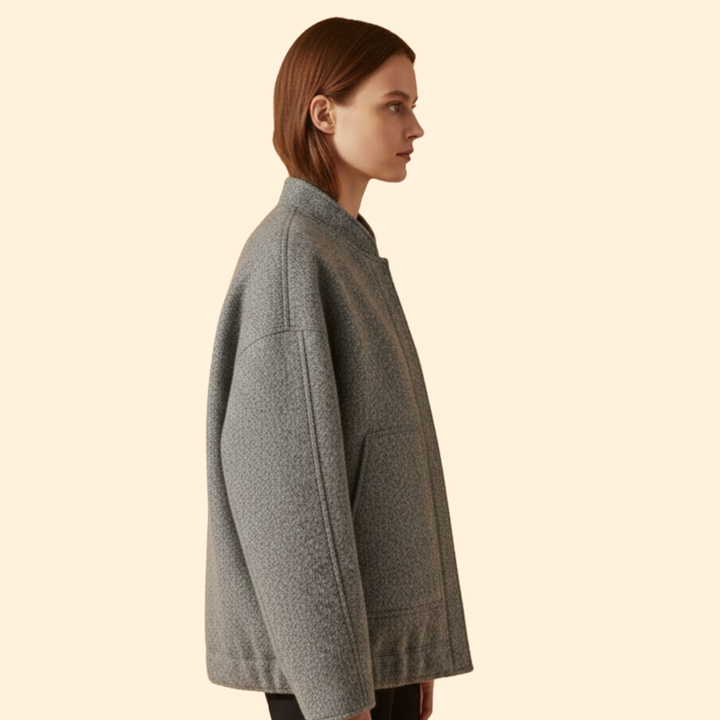 Women’s Jacket with Front Patch Pockets