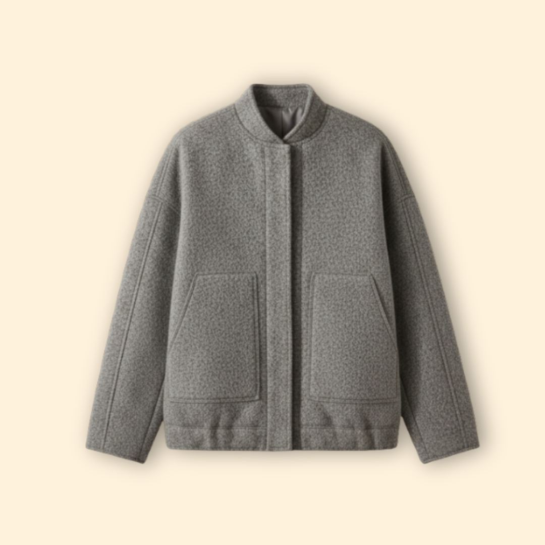 Women’s Jacket with Front Patch Pockets