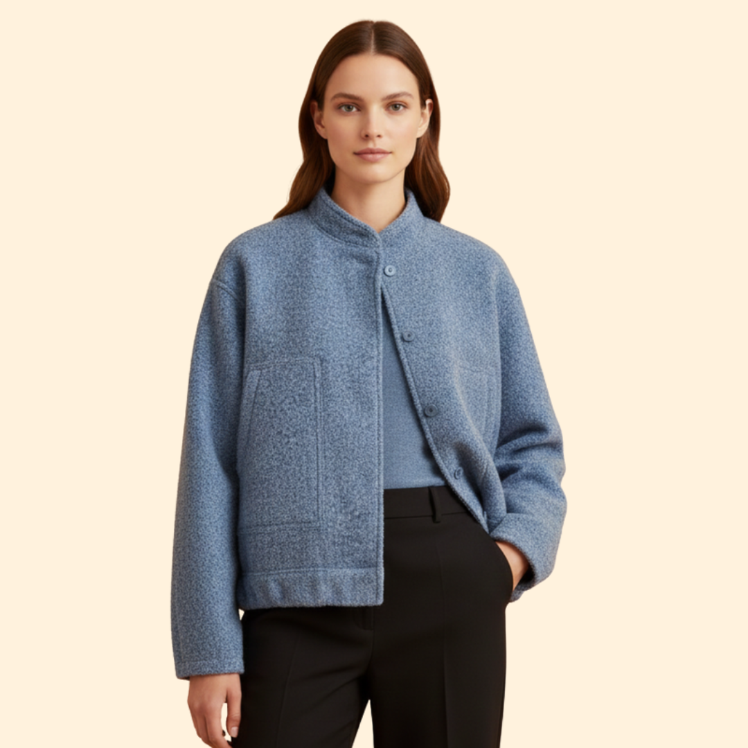 Women’s Jacket with Front Patch Pockets