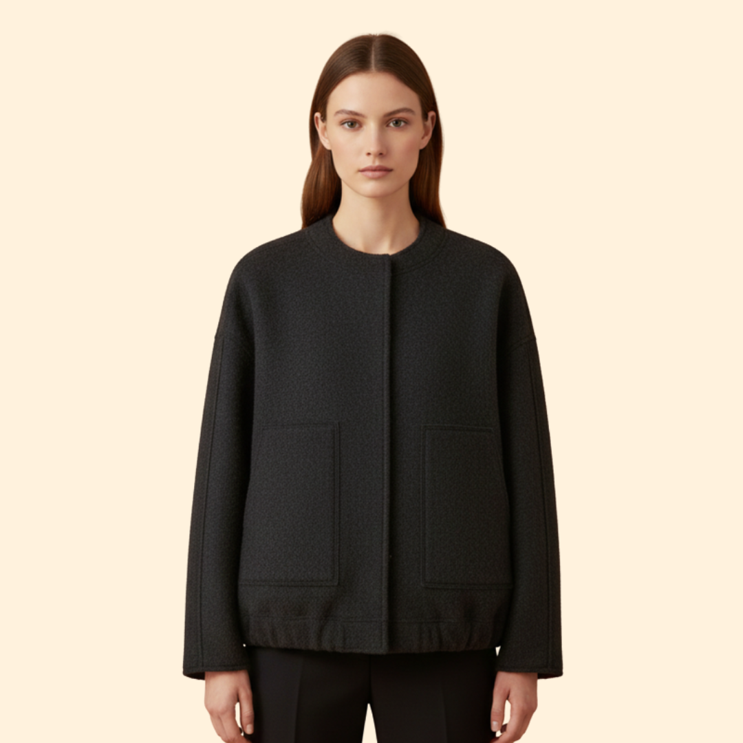 Women’s Jacket with Front Patch Pockets