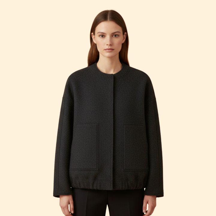 Women’s Jacket with Front Patch Pockets