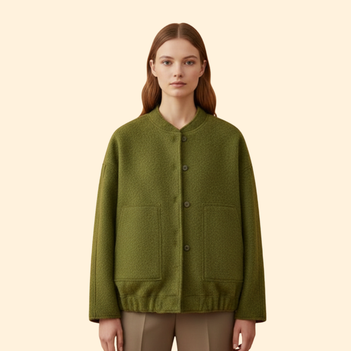 Women’s Jacket with Front Patch Pockets