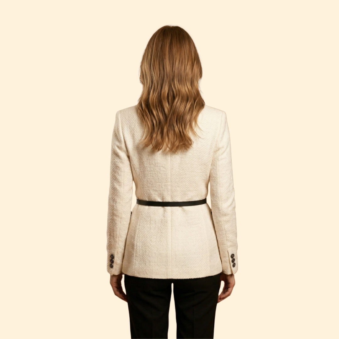 Women's Woolen Jacket with Buttons