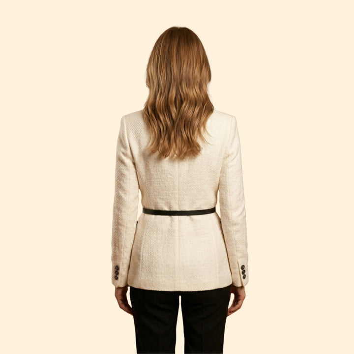 Women's Woolen Jacket with Buttons