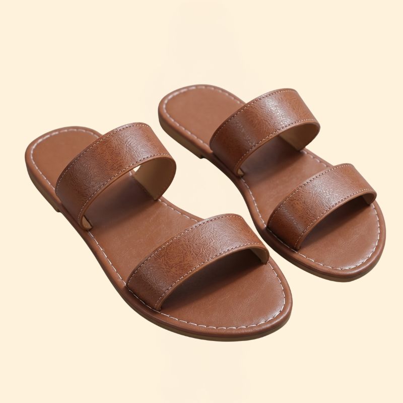 Women’s Woven Flat Sandals with Straps