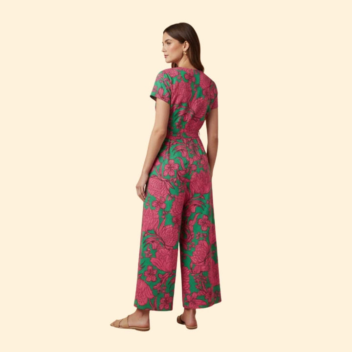 Women's Wrap Dress Floral Print
