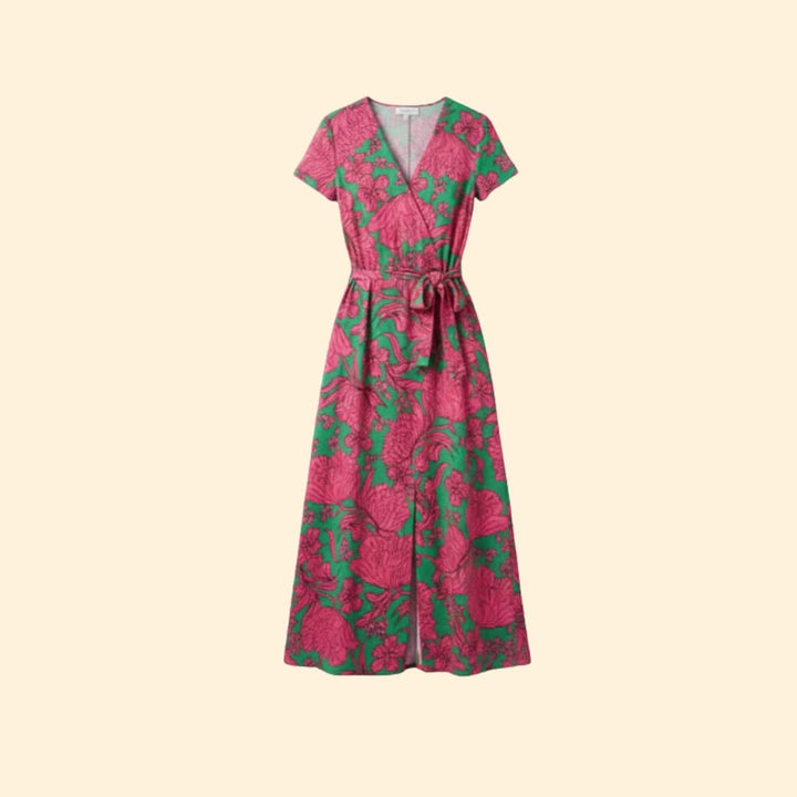 Women's Wrap Dress Floral Print