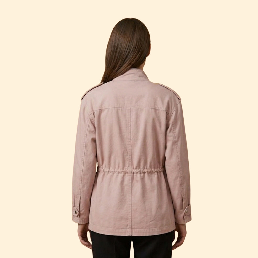 Women’s Zip-Up Jacket with Stand Collar