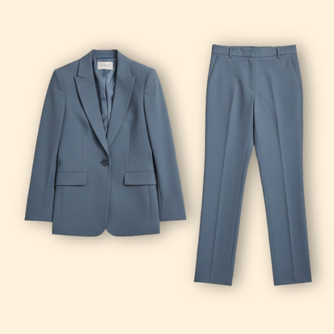 Women’s Blazer Suit with Tailored Trousers