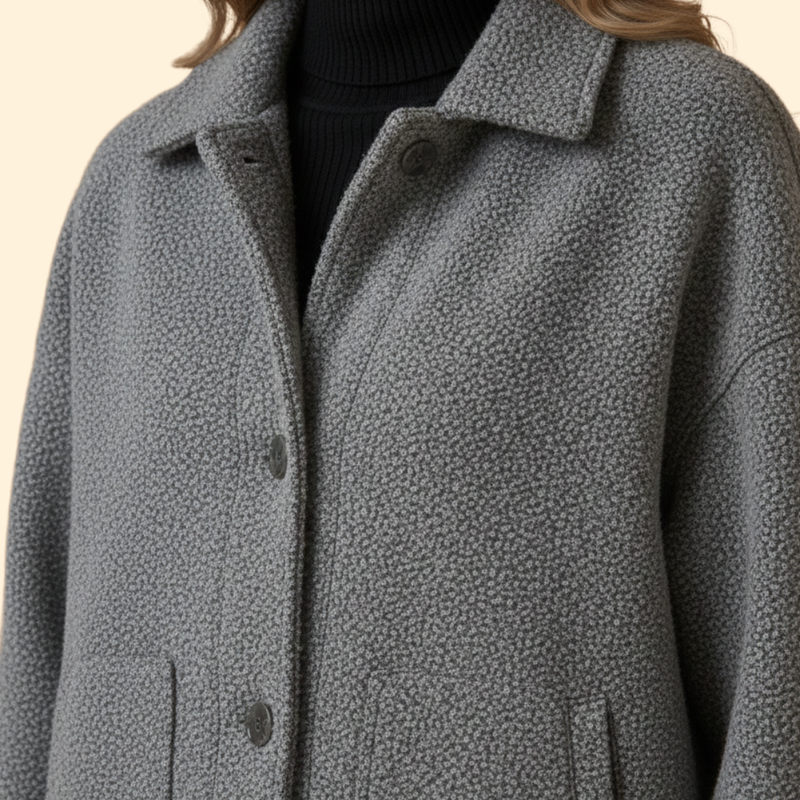 Women’s Bomber Jacket with Buttons