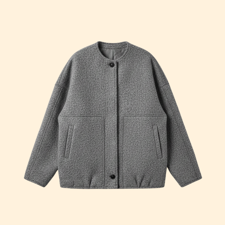 Women’s Bomber Jacket with Buttons