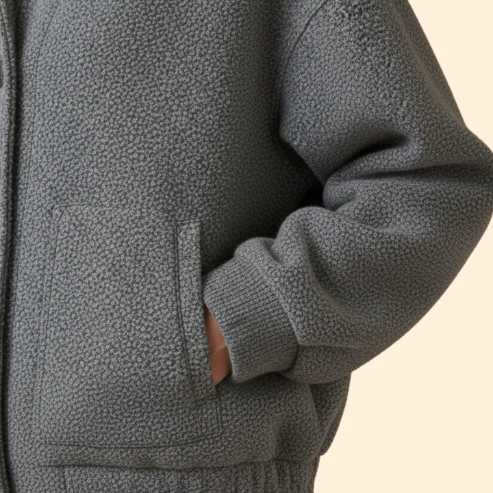 Women’s Bomber Jacket with Buttons