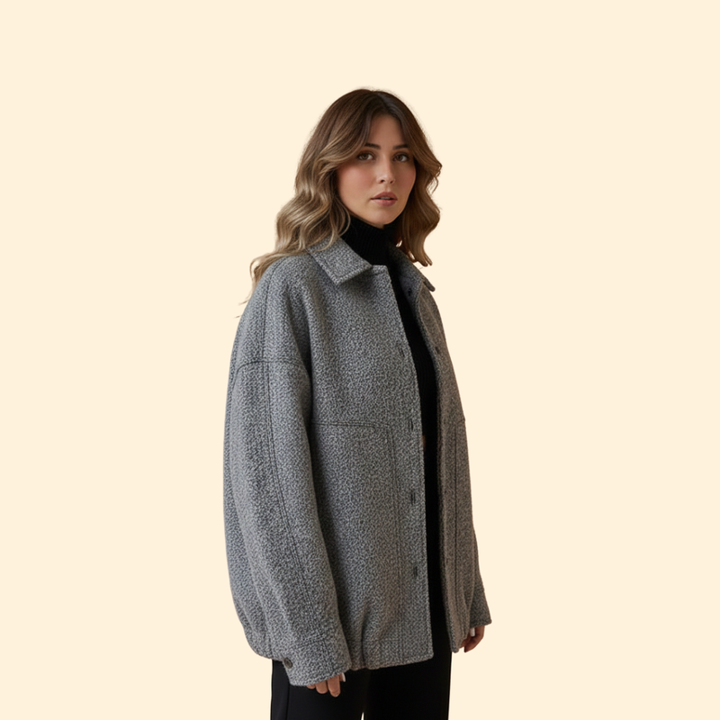 Women’s Bomber Jacket with Buttons