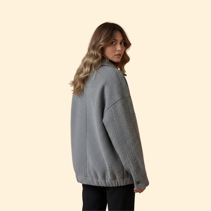 Women’s Bomber Jacket with Buttons