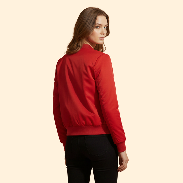 Women’s Bomber Jacket with Side Panels
