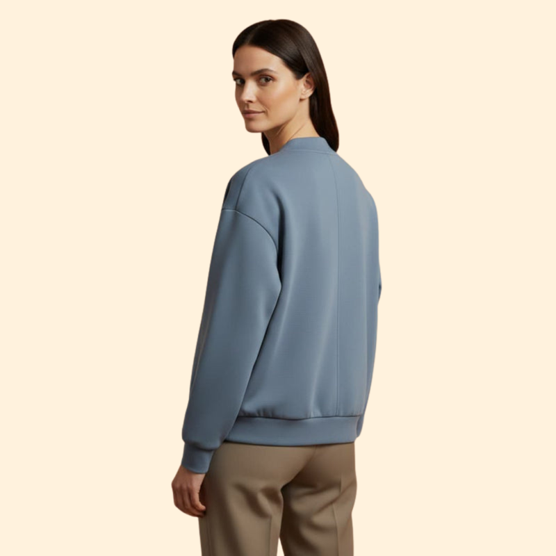 Women’s Casual Zip-Up Bomber Jacket
