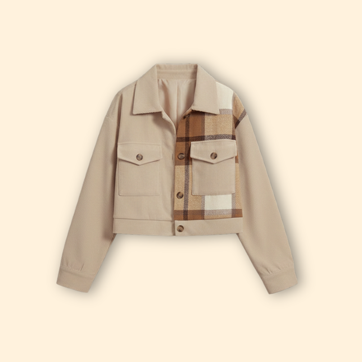 Women's Checked Bomber Jacket