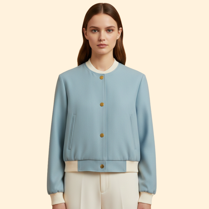 Women's Cropped Bomber Jacket