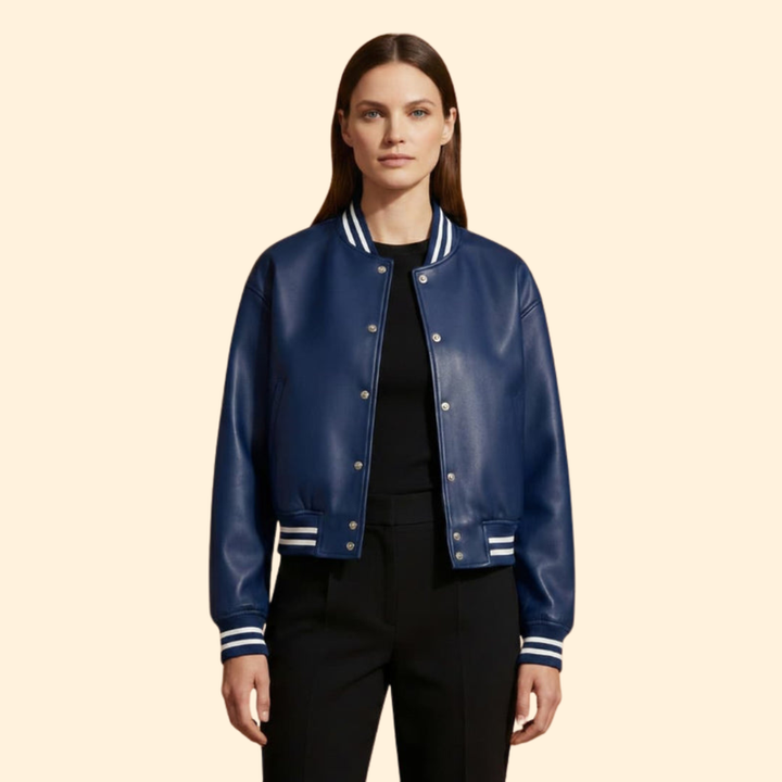 Women's Cropped Bomber Jacket