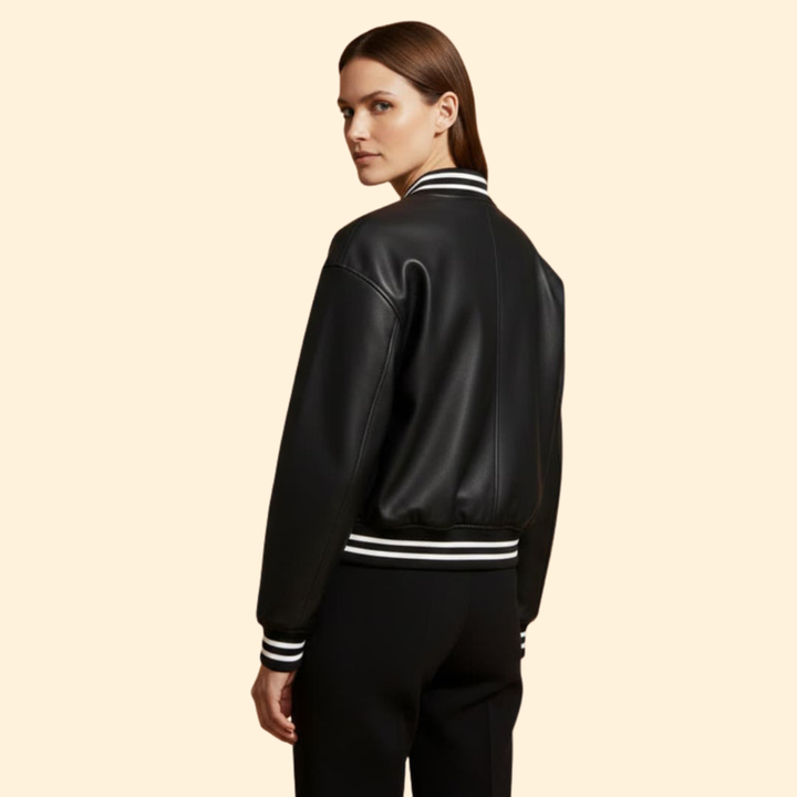 Women's Cropped Bomber Jacket
