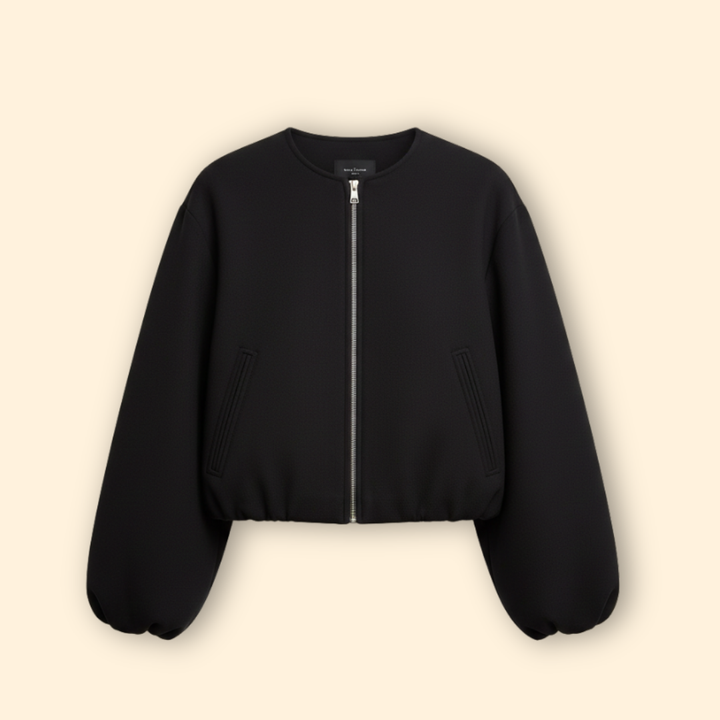 Women’s Bomber Jacket with Side Pockets