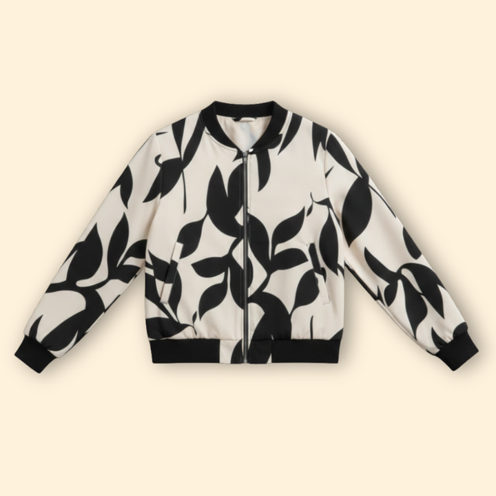 Women's Floral Bomber Jacket