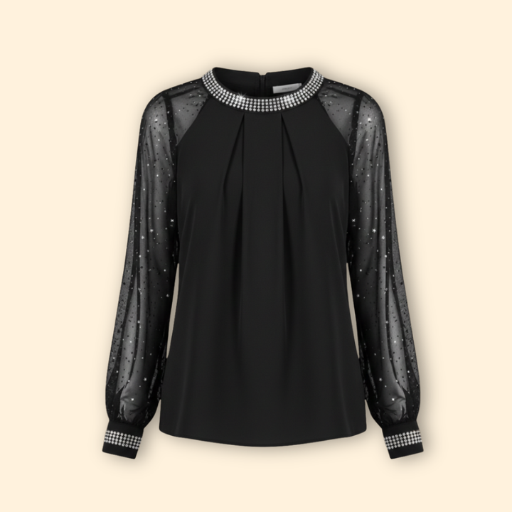 Women’s Knit Top with Round Neckline
