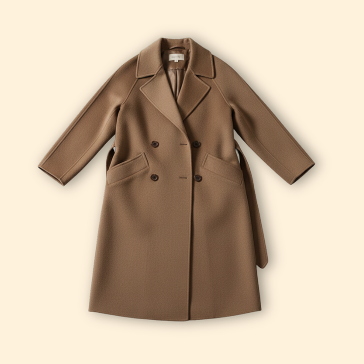 Women’s Coat with Double Breasted Front