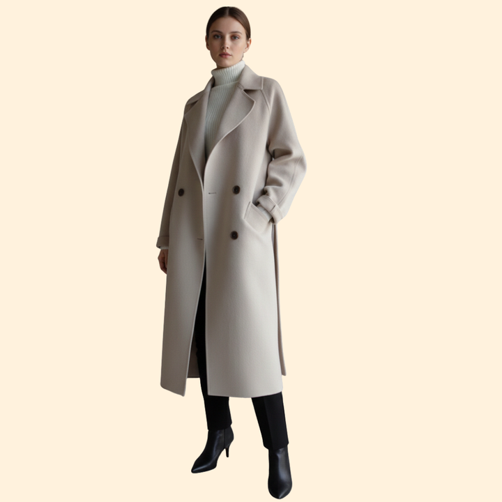 Women’s Coat with Double Breasted Front