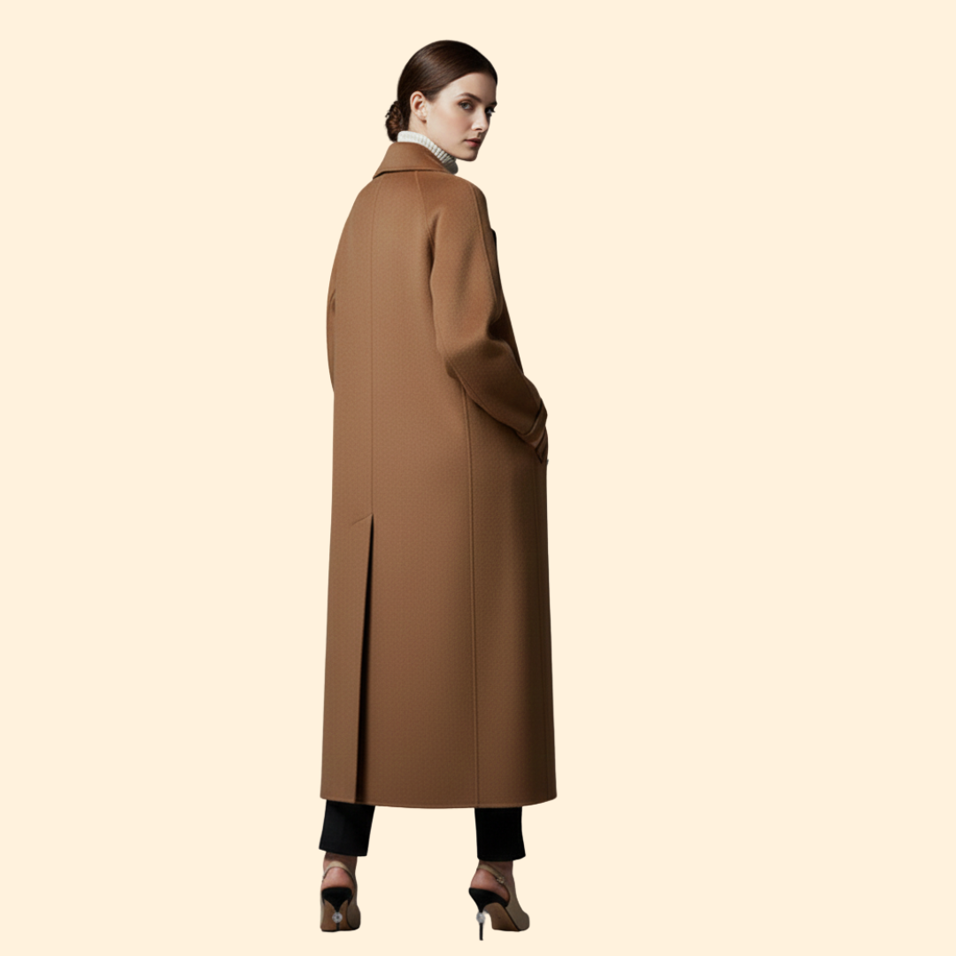 Women’s Coat with Double Breasted Front