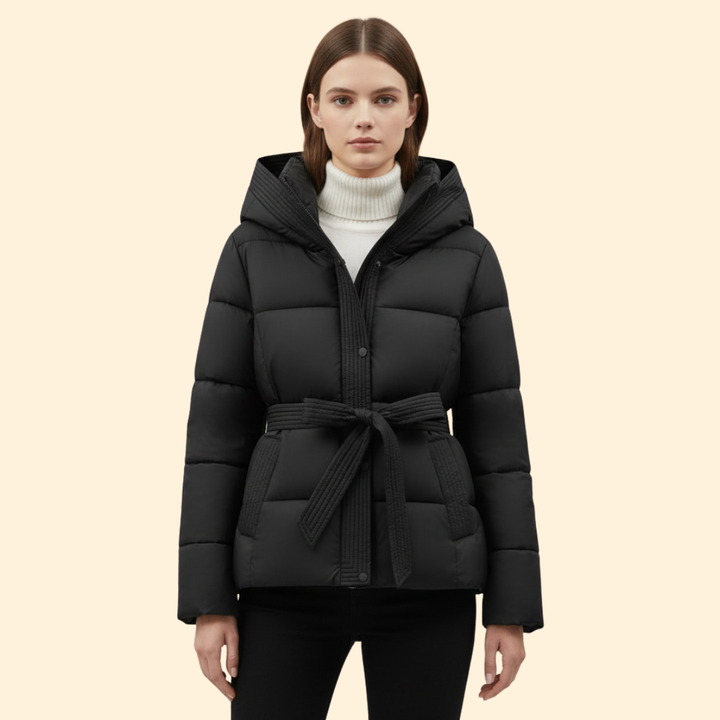 Women’s Quilted Jacket with Snap Buttons