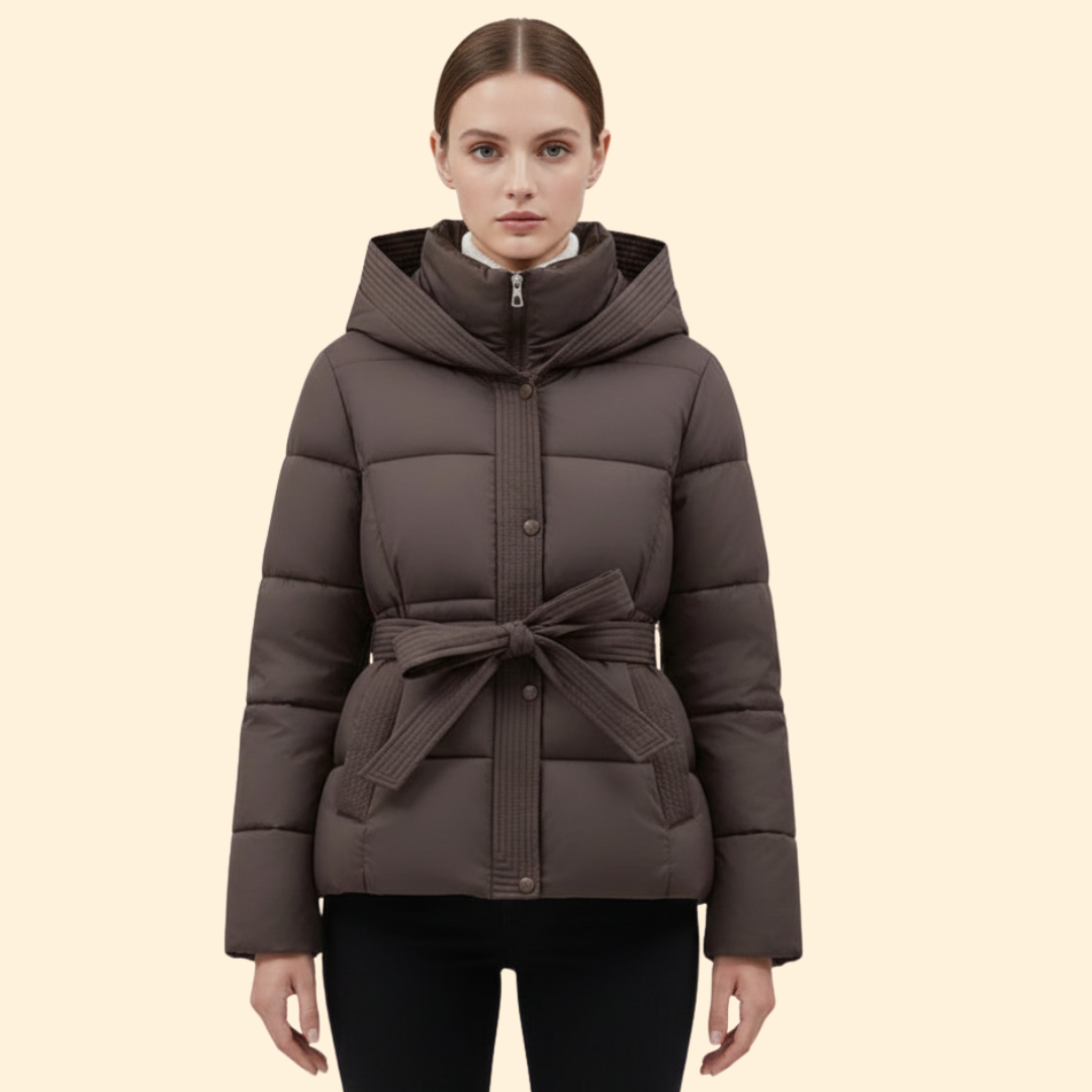 Women’s Quilted Jacket with Snap Buttons
