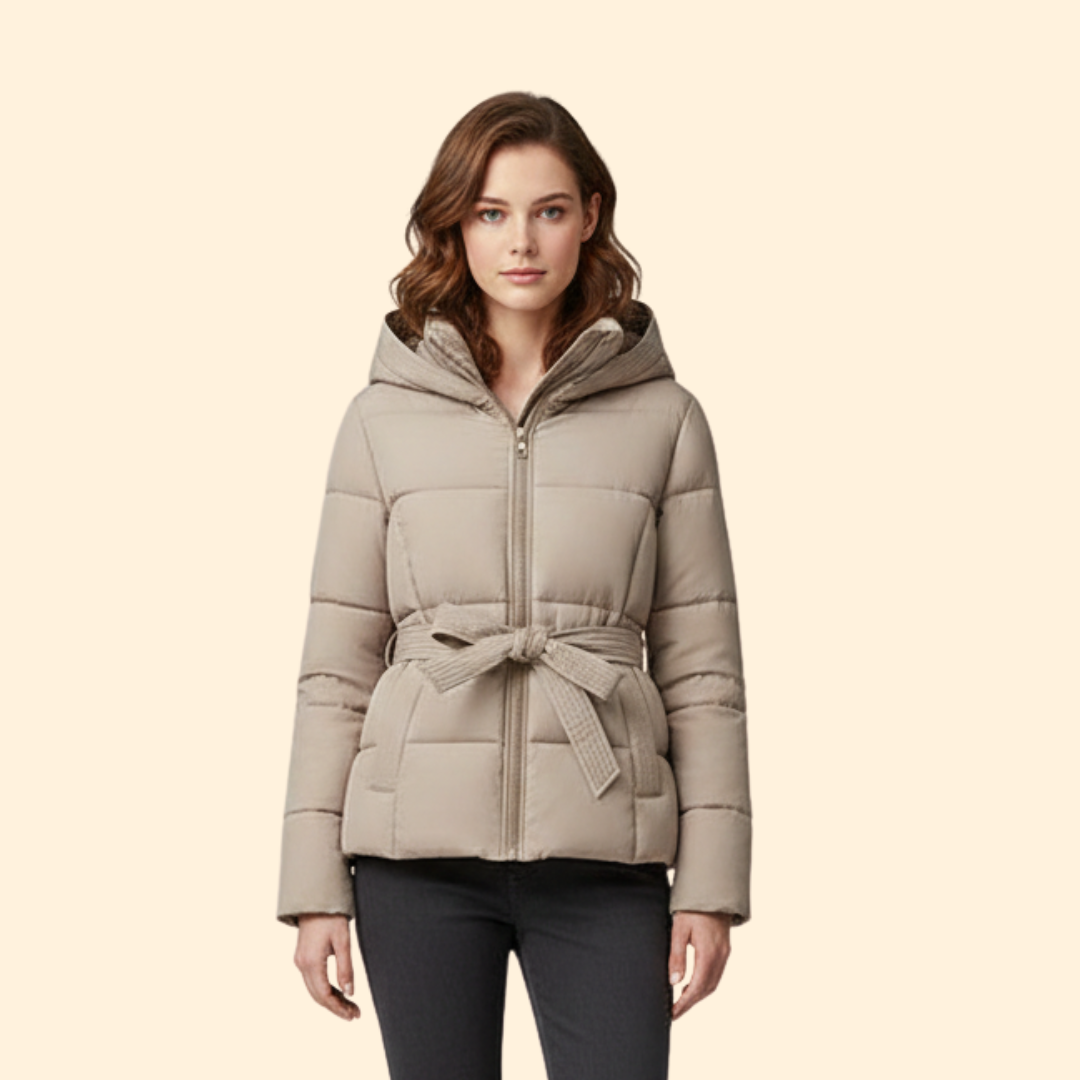 Women’s Quilted Jacket with Snap Buttons