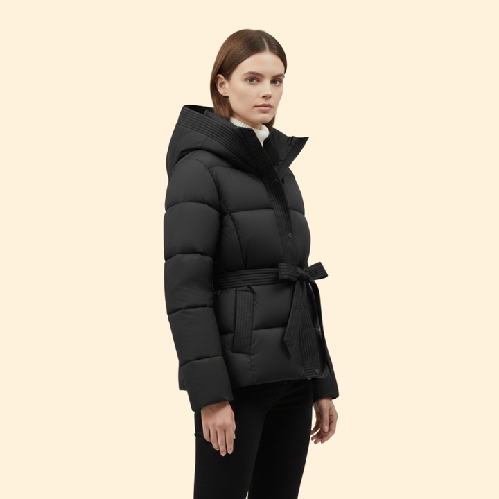Women’s Quilted Jacket with Snap Buttons