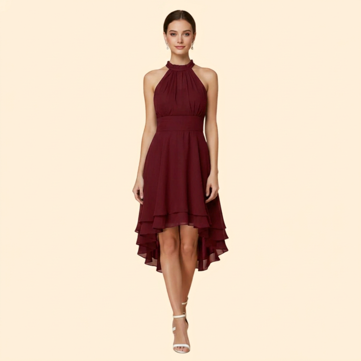 Women’s Ruffled Chiffon Dress