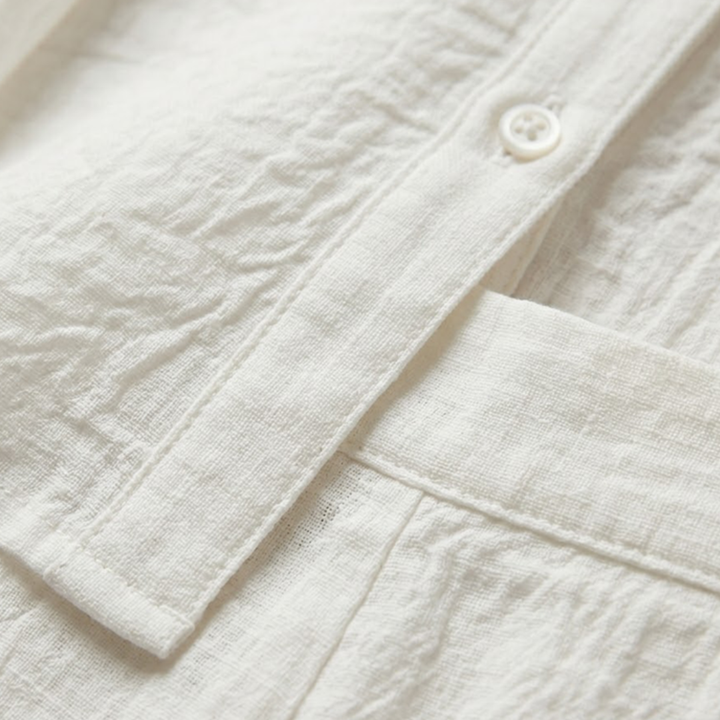Women’s Shirt and Shorts Set with Button Detail