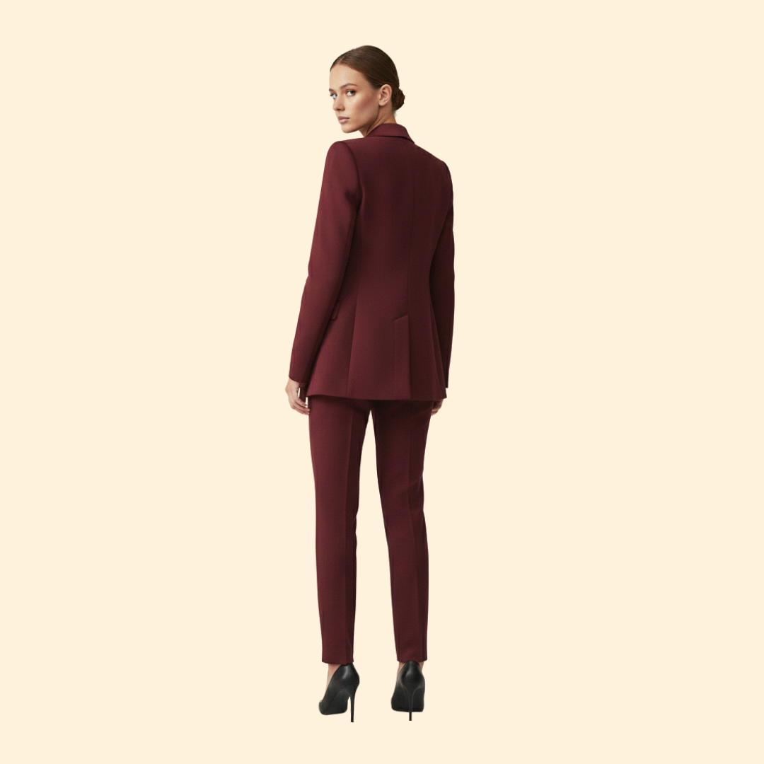 Women’s Suit Set with Tailored Vest