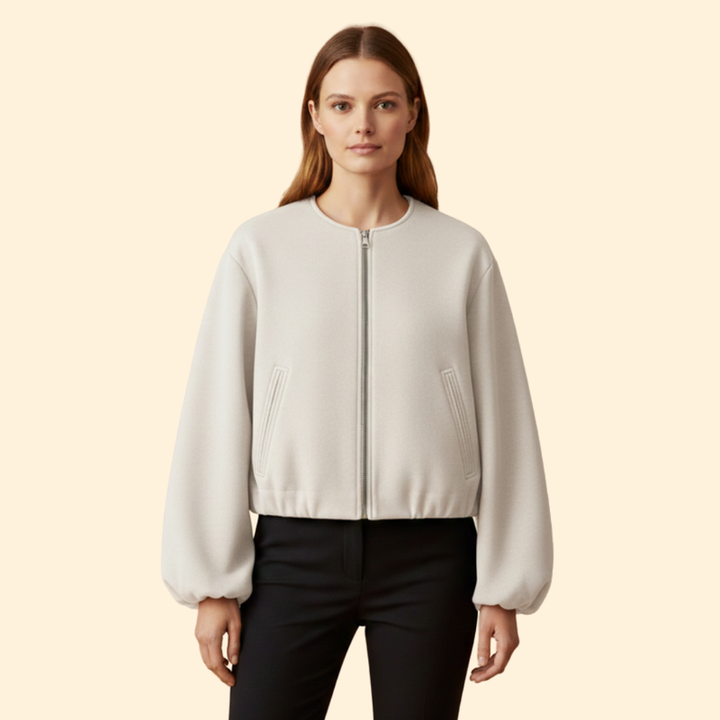 Women's Zip-Up Bomber Jacket