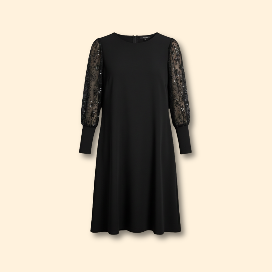 Women’s Dress with Lace Sleeves