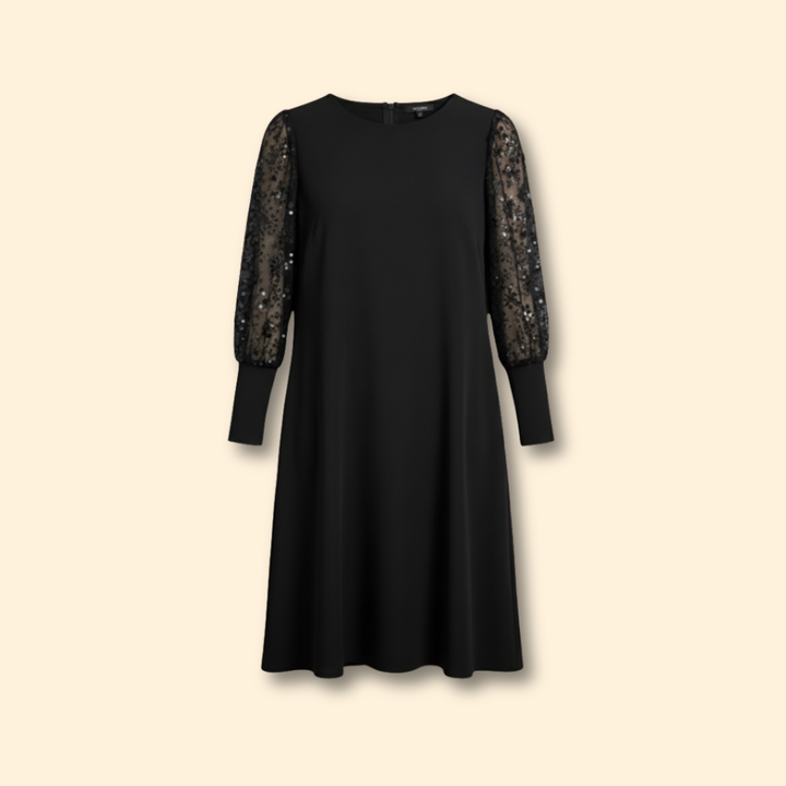 Women’s Dress with Lace Sleeves