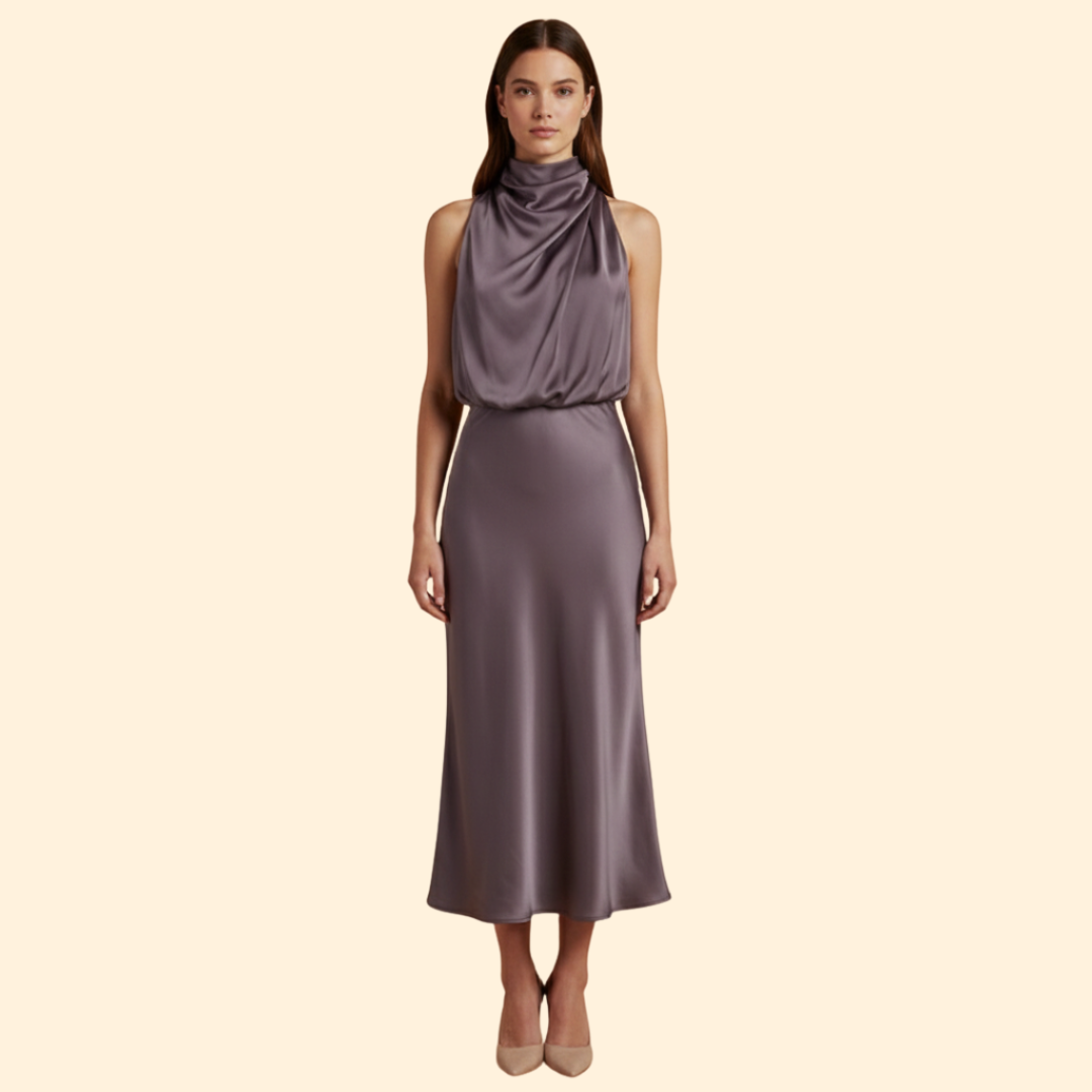 Women’s Elegant Satin Dress