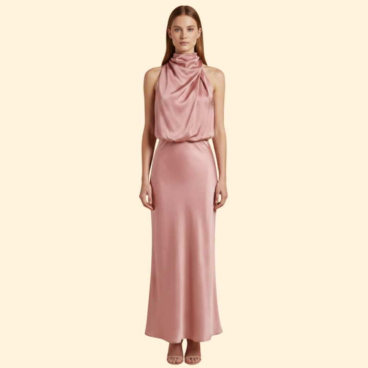 Women’s Elegant Satin Dress