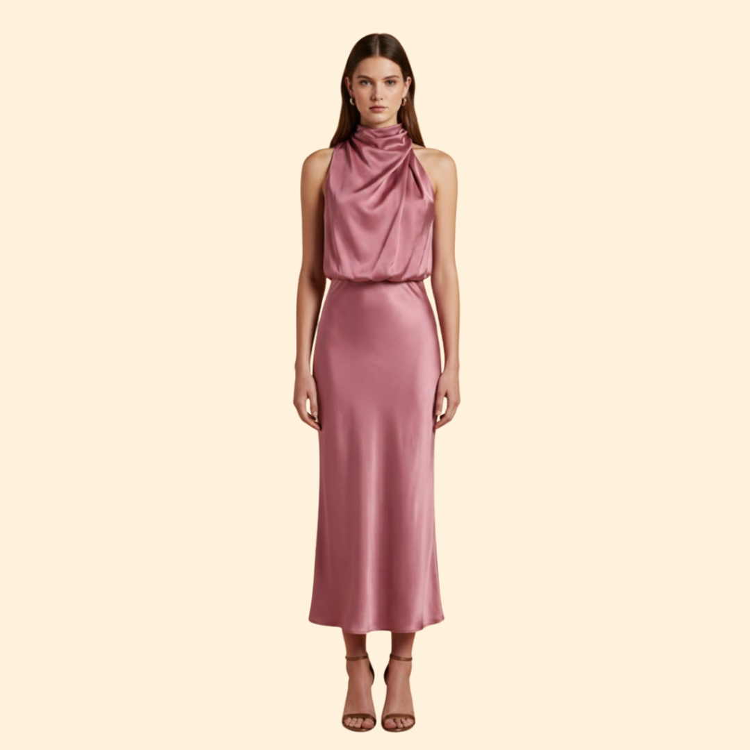 Women’s Elegant Satin Dress