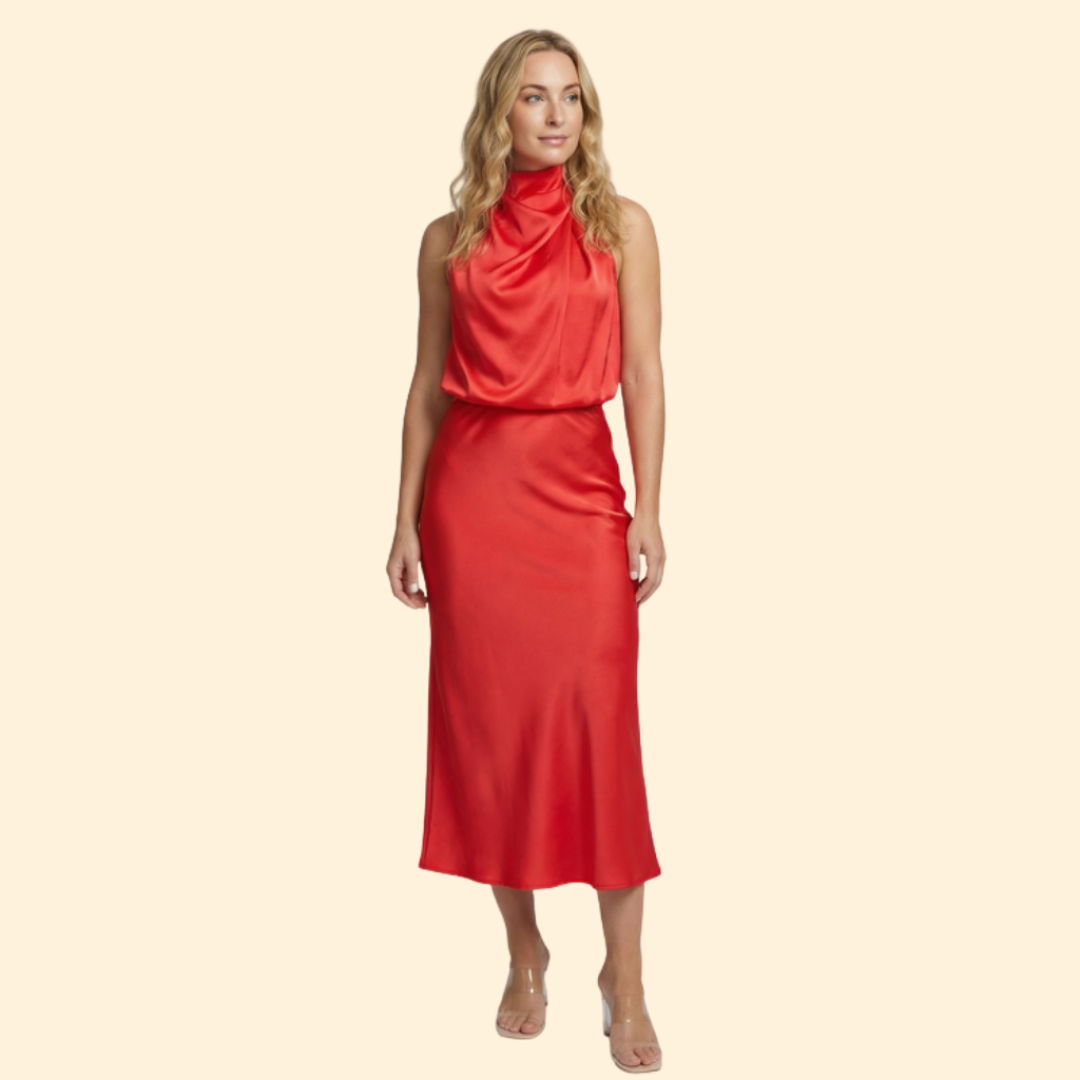 Women’s Elegant Satin Dress