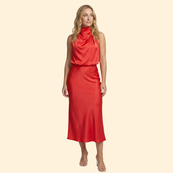 Women’s Elegant Satin Dress
